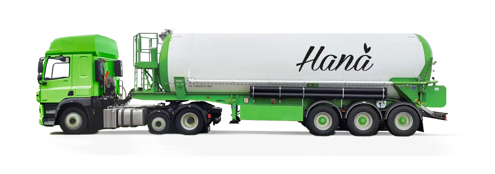 Silo tanker for bulk sugar deliveries